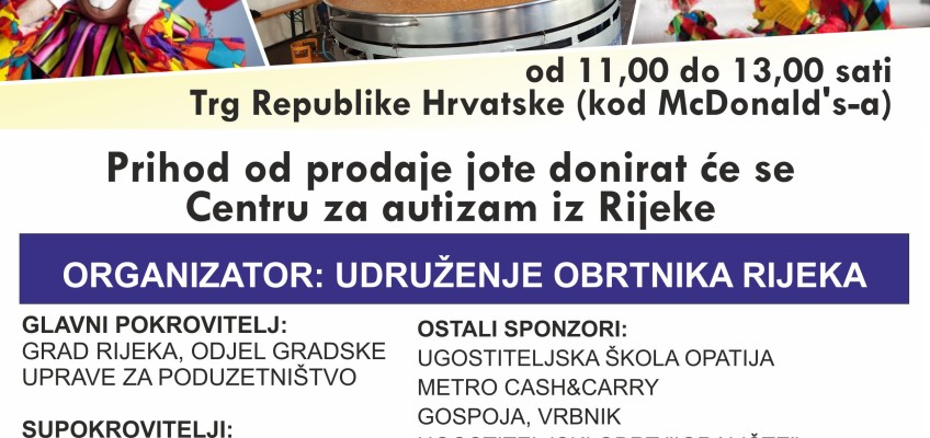 POZIV na humanitarnu Maškaranu jotu Udruženja obrtnika Rijeka