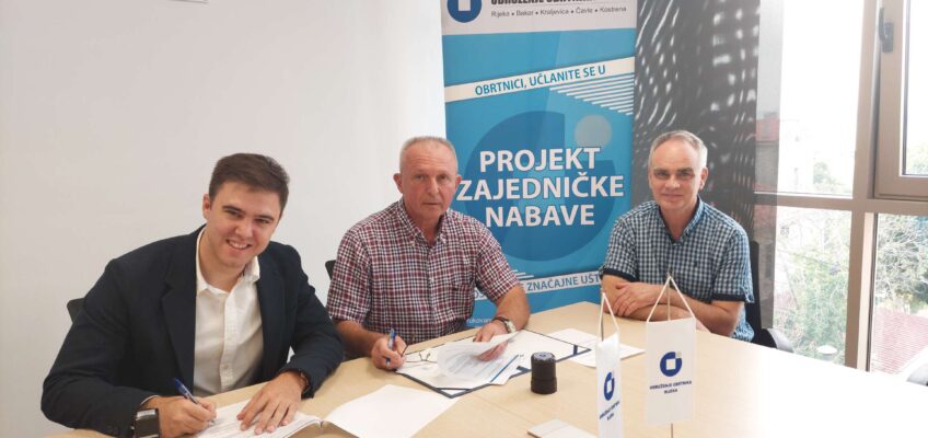 Potpisivanje ugovora Udruženja obrtnika Rijeka i marketinške agencije Atauctus